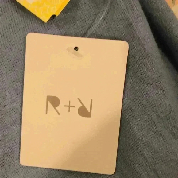 R+R graphic brushed swing tank…blue size medium (8-10). - Picture 6 of 7